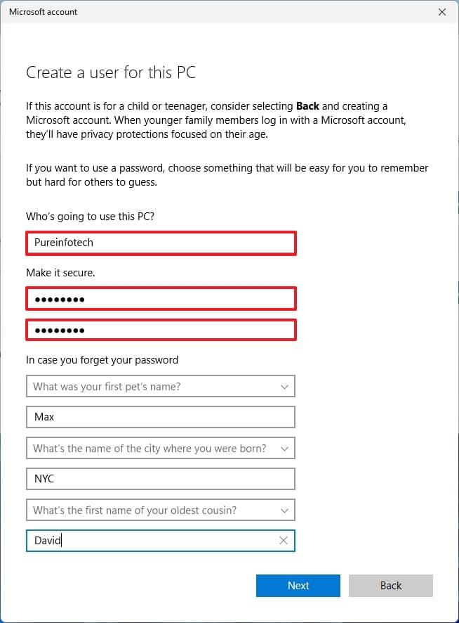 How to create local administrator account on Windows 11