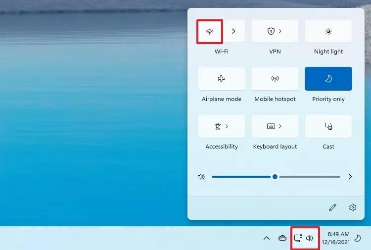 How to quickly enable or disable Wi-Fi connections on Windows 11