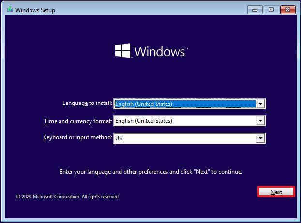 Perform clean install Windows 10 on SSD from USB, ISO, boot, recovery image