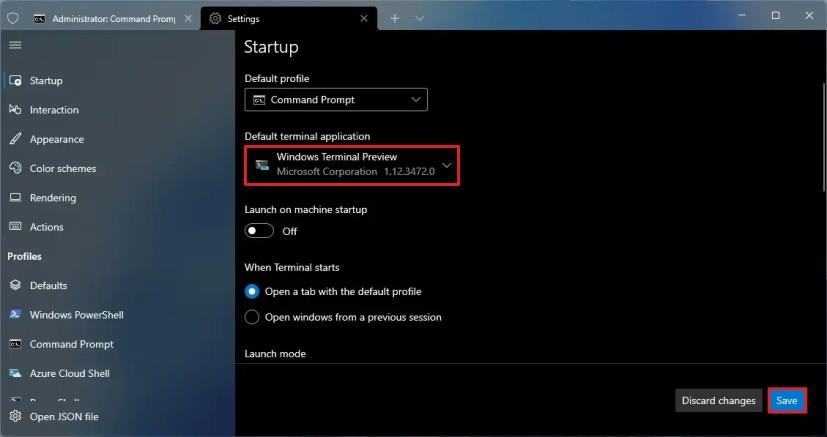 How to make Window Terminal the system default on Windows 11