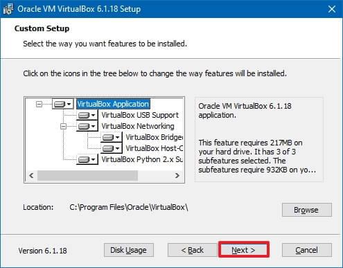 How to install VirtualBox on Windows 10