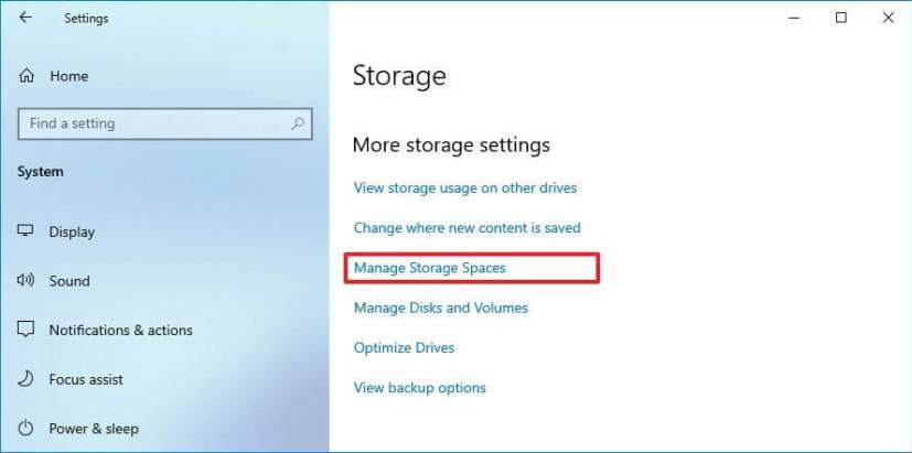 How to optimize pool in Storage Spaces on Windows 10