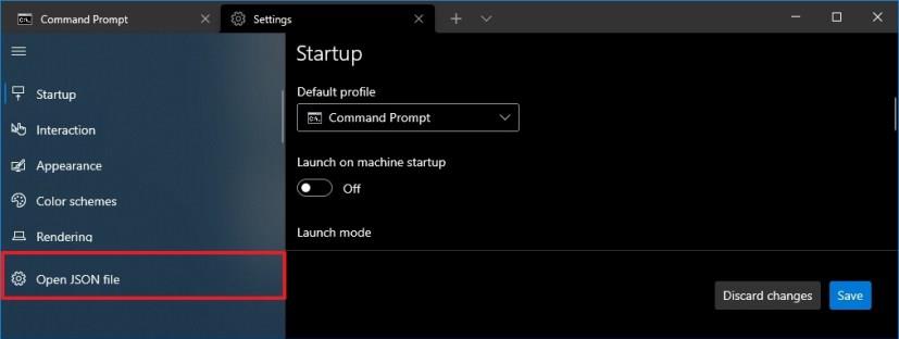 How to reset settings to its defaults on Windows Terminal