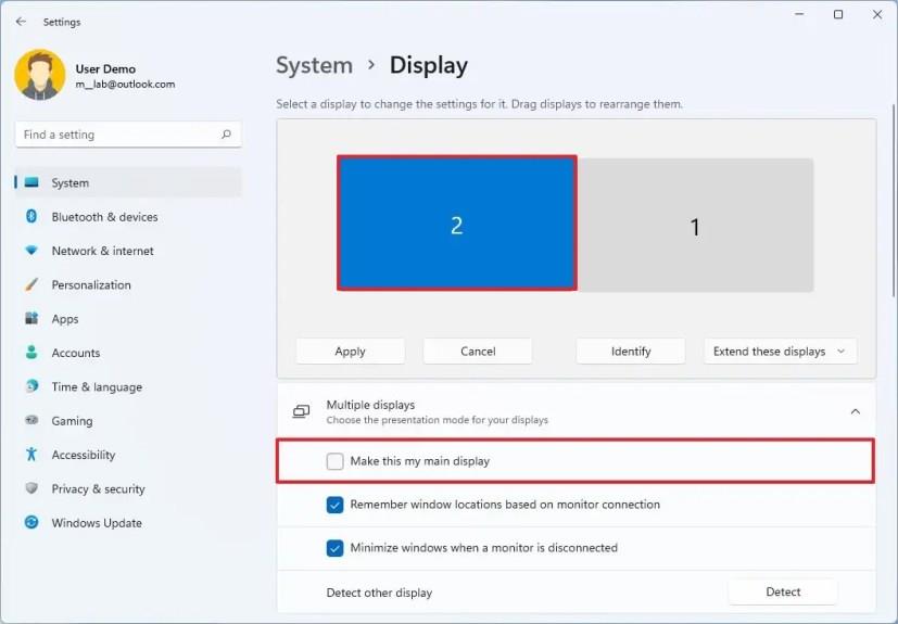 How to move Taskbar to second monitor on Windows 11