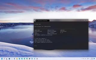 Como alterar a senha com o prompt de comando no Windows 11