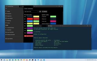 Как изменить цветовую схему в терминале Windows