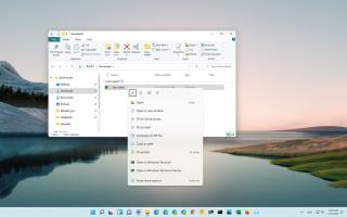 Como habilitar o menu clássico do File Explorer no Windows 11