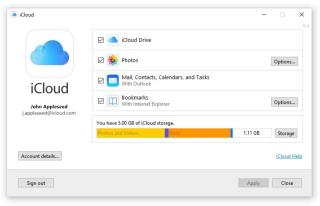 Aplicativo iCloud da Apple agora na Microsoft Store para Windows 10