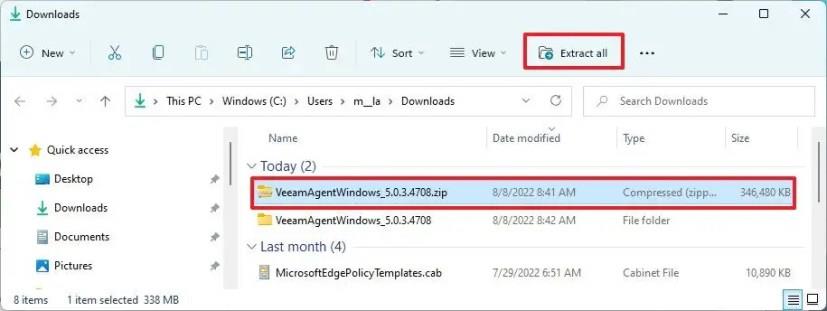 How to create full backup with Veeam on Windows 11