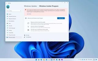 تقوم Microsoft بإخراج أجهزة الكمبيوتر غير المدعومة من برنامج Windows 11 Insider