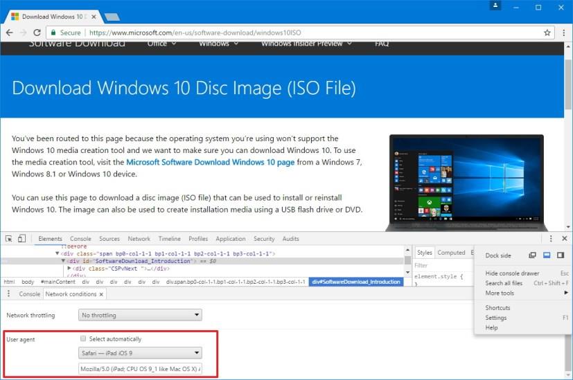 Download Windows 10 ISO without Media Creation Tool