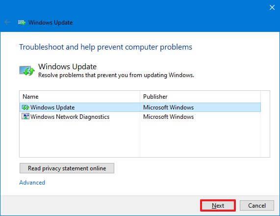How to reset Windows Update components on Windows 10
