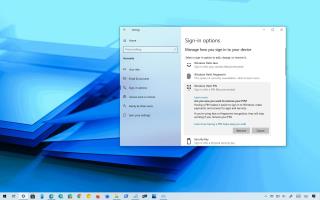 Como remover o PIN do Windows Hello no Windows 10