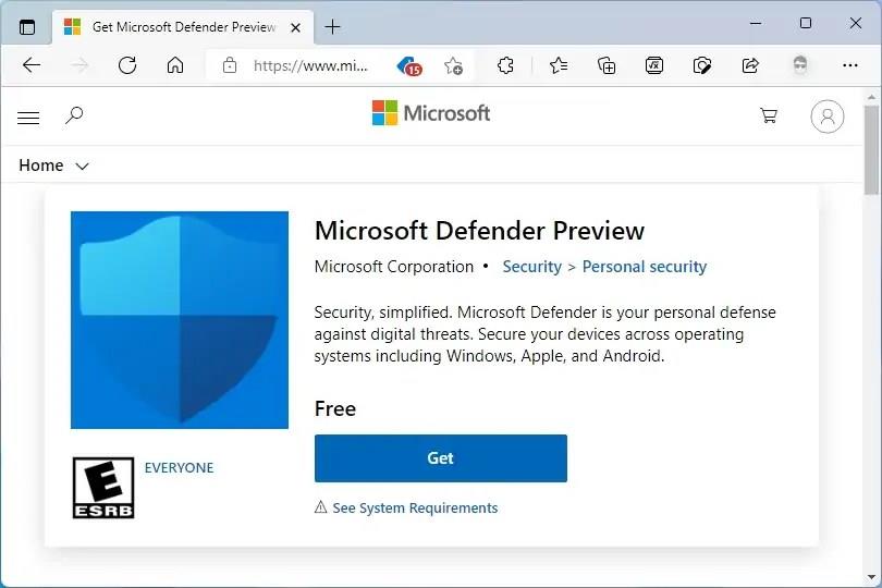 Microsoft Defender app coming for Windows 11, macOS, Android