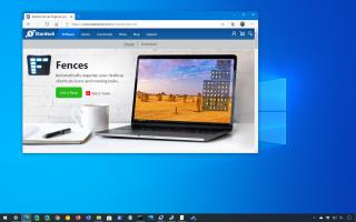 Pagar boleh dengan cepat dan mudah menyusun semua barangan pada desktop anda