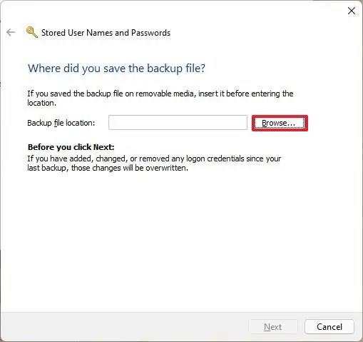 How to use Credential Manager on Windows 11