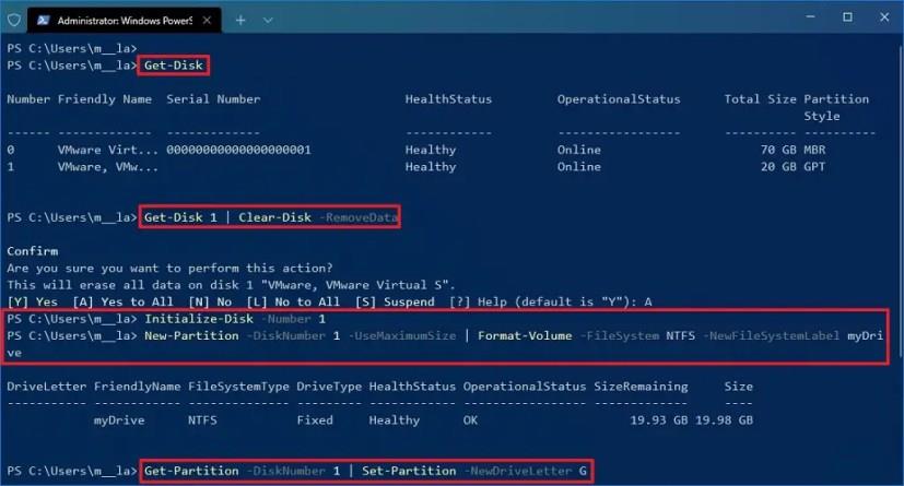 How to format drive using PowerShell on Windows 10
