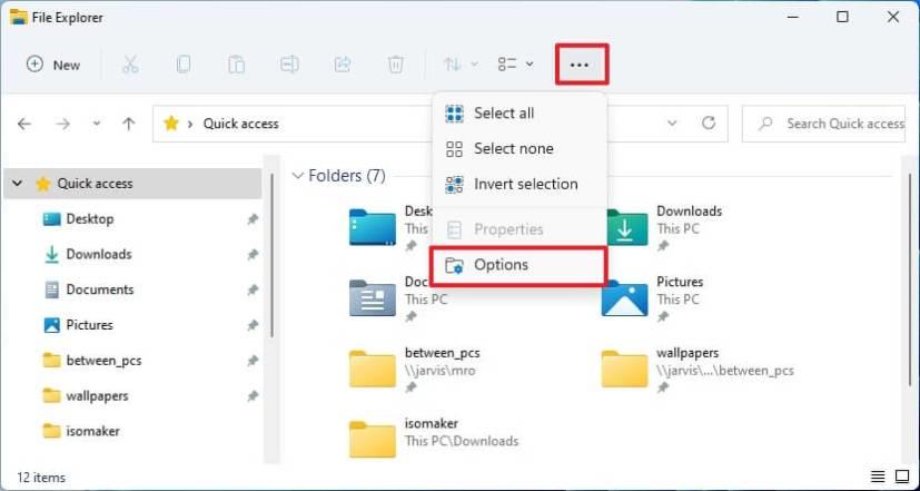 How to open File Explorer on This PC instead of Quick Access on Windows 11