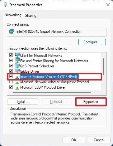 How to set a static IP address on Windows 11