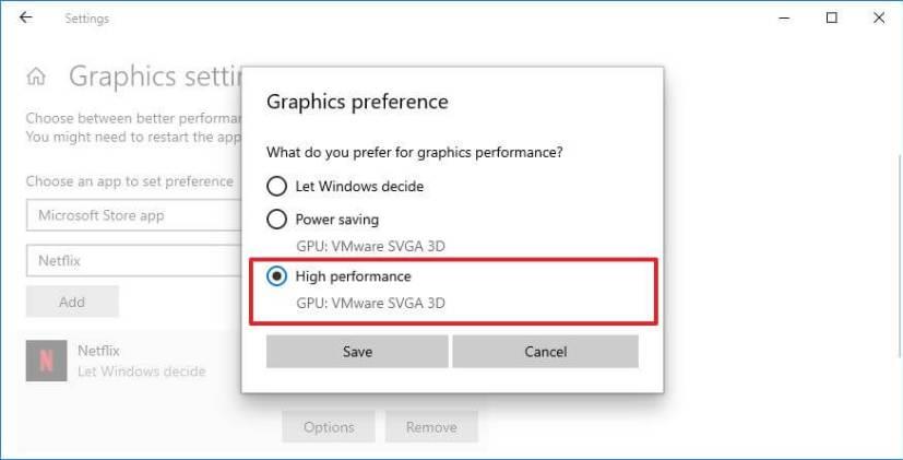 How to set default GPU for apps on Windows 10