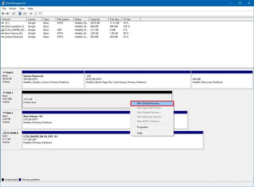 How to create custom partition to install Windows 10