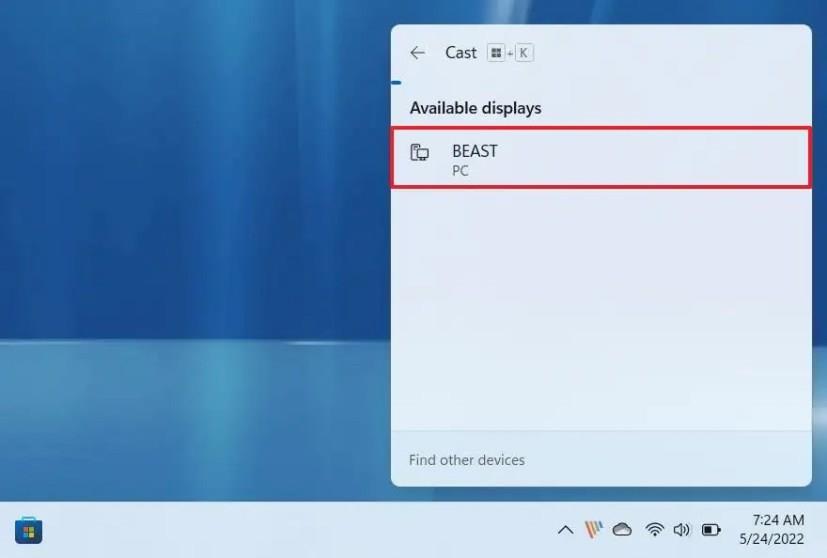 How to cast Windows 11 to another computer’s monitor