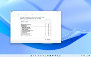 Bagaimana untuk membenarkan apl melalui tembok api pada Windows 11