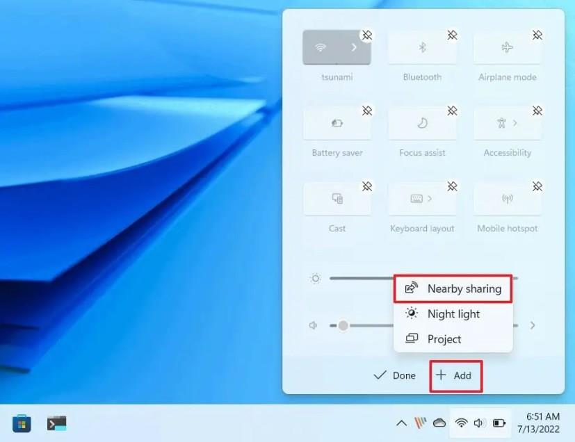 How to change Quick Settings buttons on Windows 11