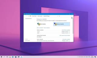 Como usar o Gerenciador de credenciais no Windows 10