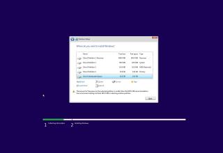 Cara membuat partition tersuai untuk memasang Windows 10