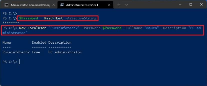 How to create local administrator account on Windows 11