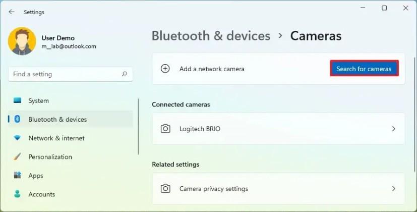 How to install network camera on Windows 11