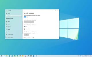 Como habilitar o hotspot móvel no Windows 10