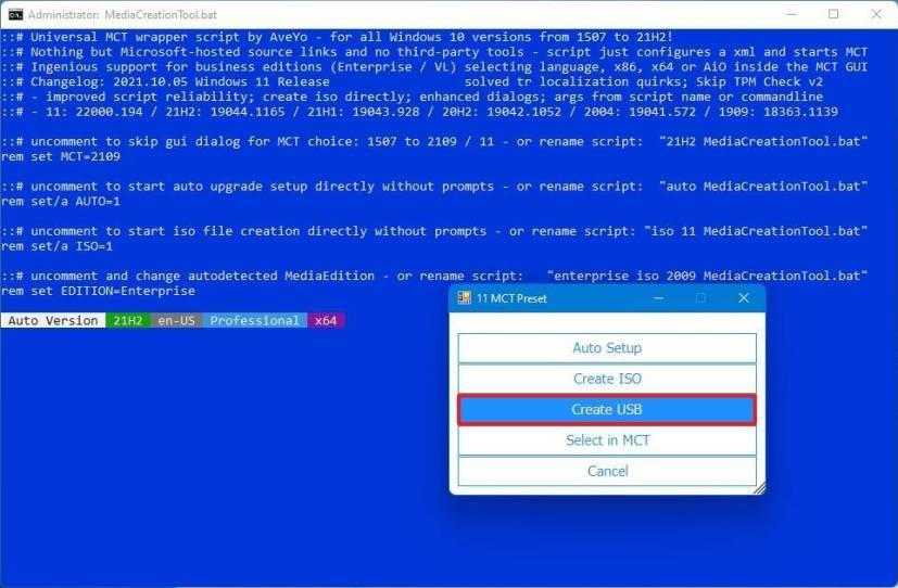 How to download Windows 11 using MediaCreationTool.bat script