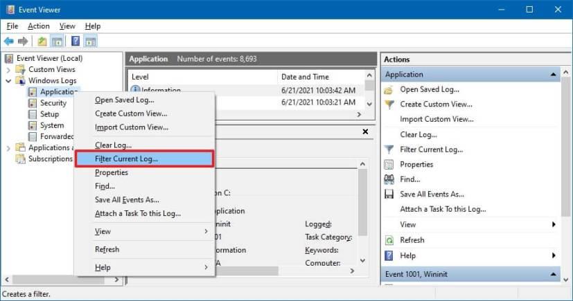 How to check chkdsk scan result after reboot on Windows 10