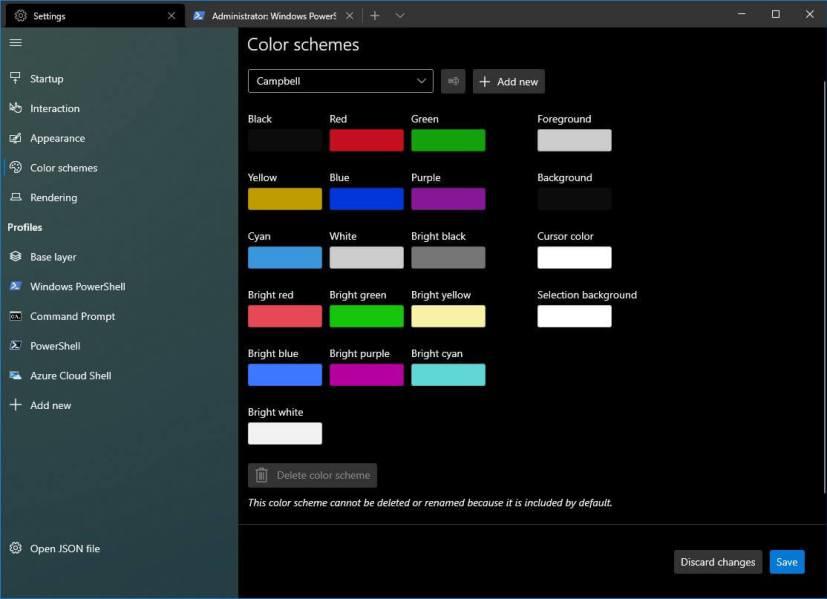 WINDOWS TERMINAL NEW SETTINGS UI CLOSER LOOK