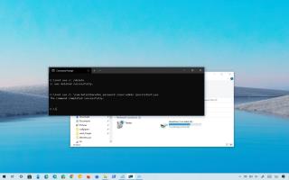 Como mapear a unidade de rede usando o prompt de comando no Windows 10