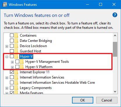 How to enable Hyper-V on Windows 10