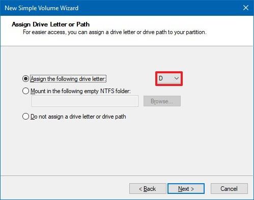 How to create custom partition to install Windows 10