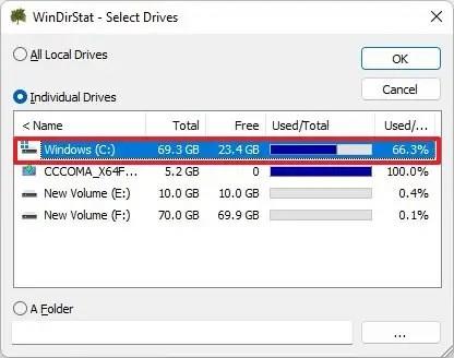 How to see what’s taking up space on drive on Windows 11