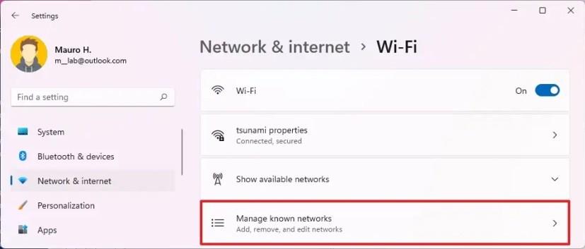 How to change network profile type on Windows 11