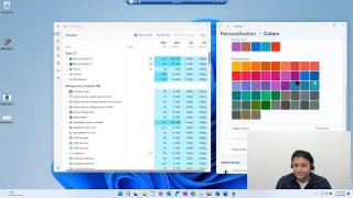 Windows 11 22H2 でタスク マネージャーがアクセント カラーをサポート