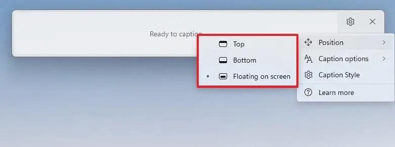 How to enable Live Captions on Windows 11