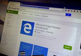 Aplicativo Microsoft Edge pronto para download no Android