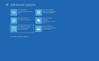 Como acessar as opções avançadas de inicialização no Windows 10