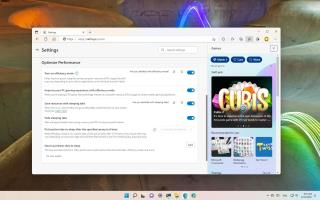 Microsoft Edge có các tính năng chơi game mới cho Windows 11, 10