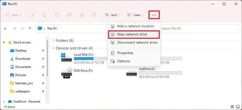 How to map network drive on Windows 11