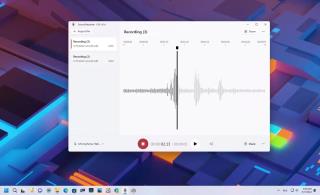 Windows 11 mendapat versi reka bentuk semula apl Perakam Bunyi