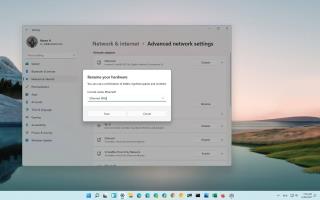 Windows 11에서 네트워크 어댑터의 이름을 바꾸는 방법