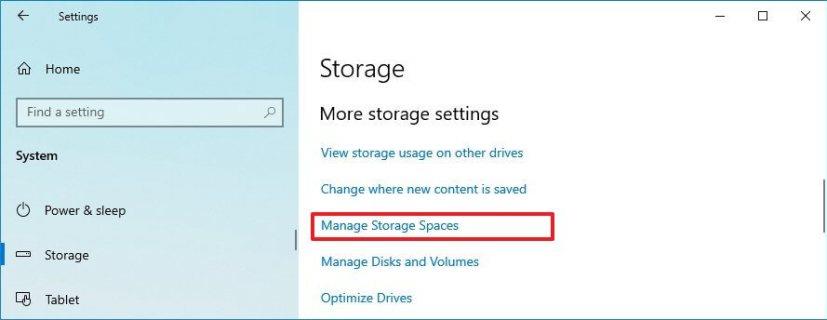 How to change pool name in Storage Spaces on Windows 10